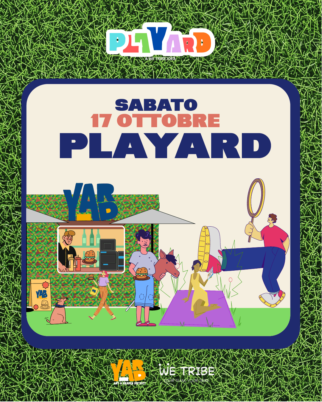 Locandina Sabato 17 ottobre: PlaYard