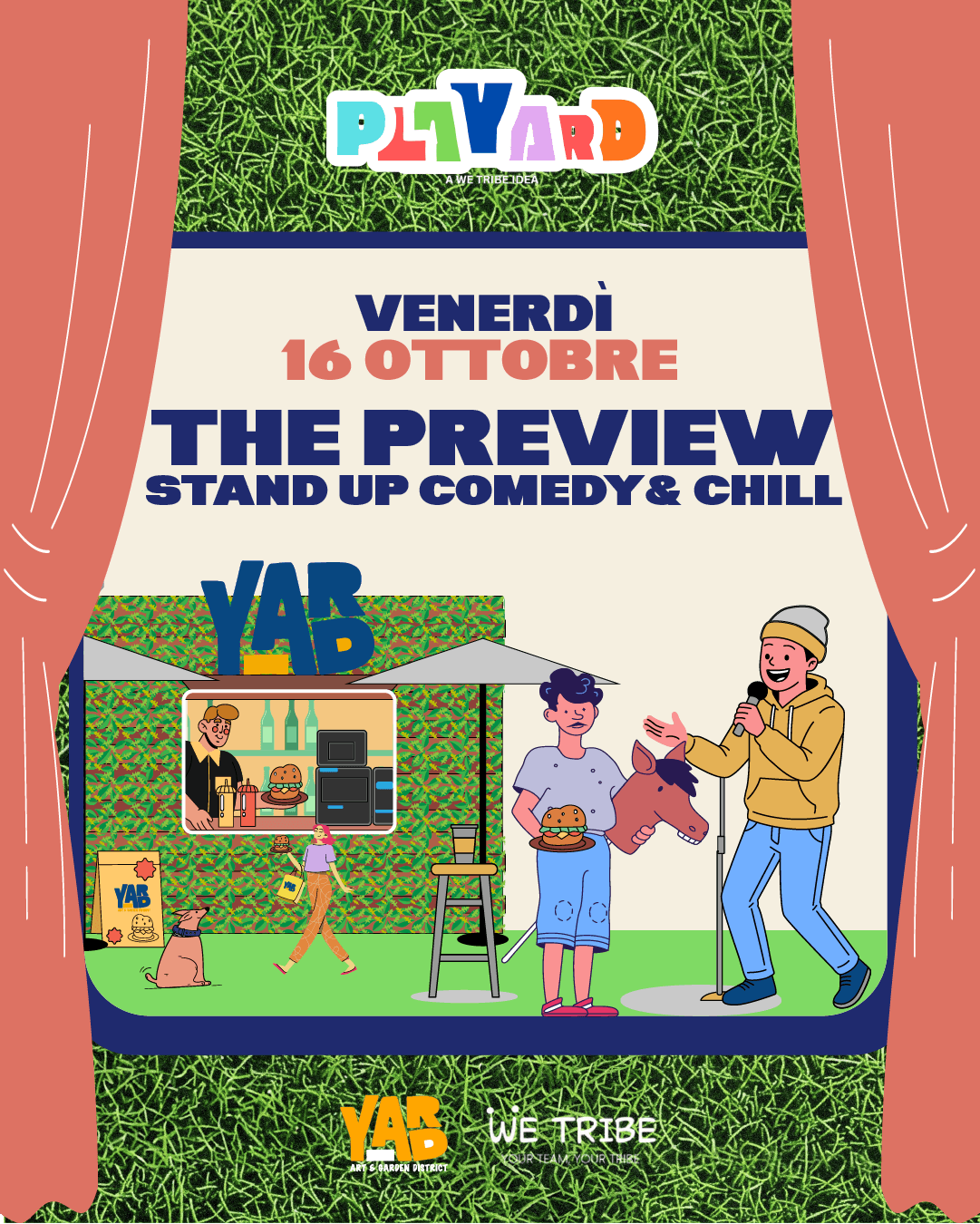 Locandina Venerdì 16 ottobre: The Preview, Stand Up Comedy & Chill
